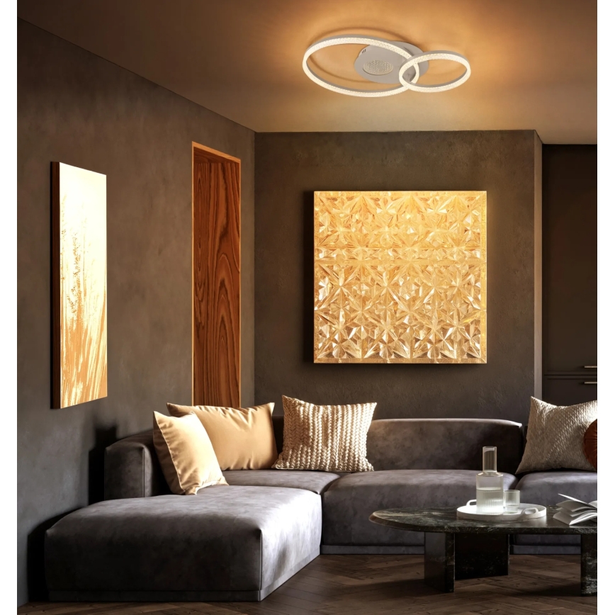 Globo - LED laelamp LED/30W/230V 3000K 70x50 cm beež