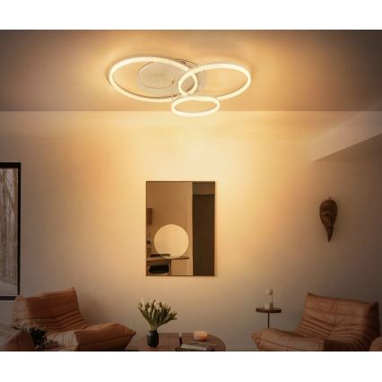 Globo - LED laelamp LED/40W/230V 3000K 78x60 cm beež