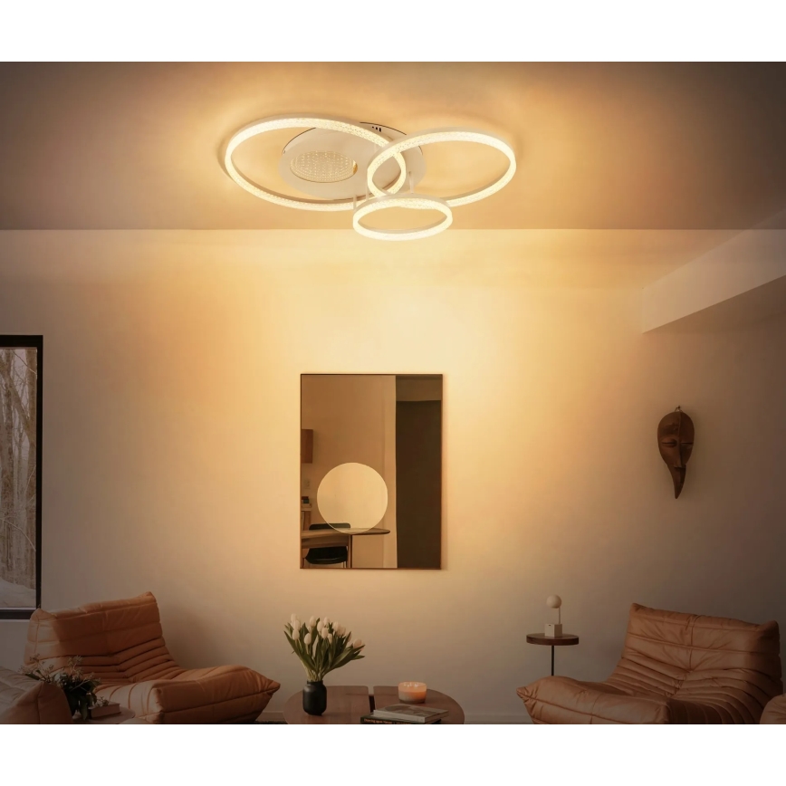 Globo - LED laelamp LED/40W/230V 3000K 78x60 cm beež