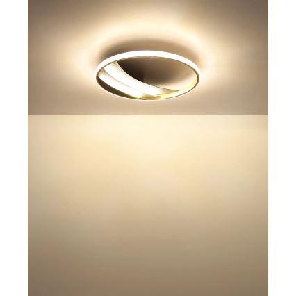 Globo - LED laelamp LED/24W/230V 3000/4000/6000K läbimõõt 41 cm kuldne