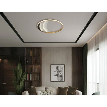 Globo - LED laelamp LED/40W/230V 3000/4000/6000K läbimõõt 52 cm kuldne