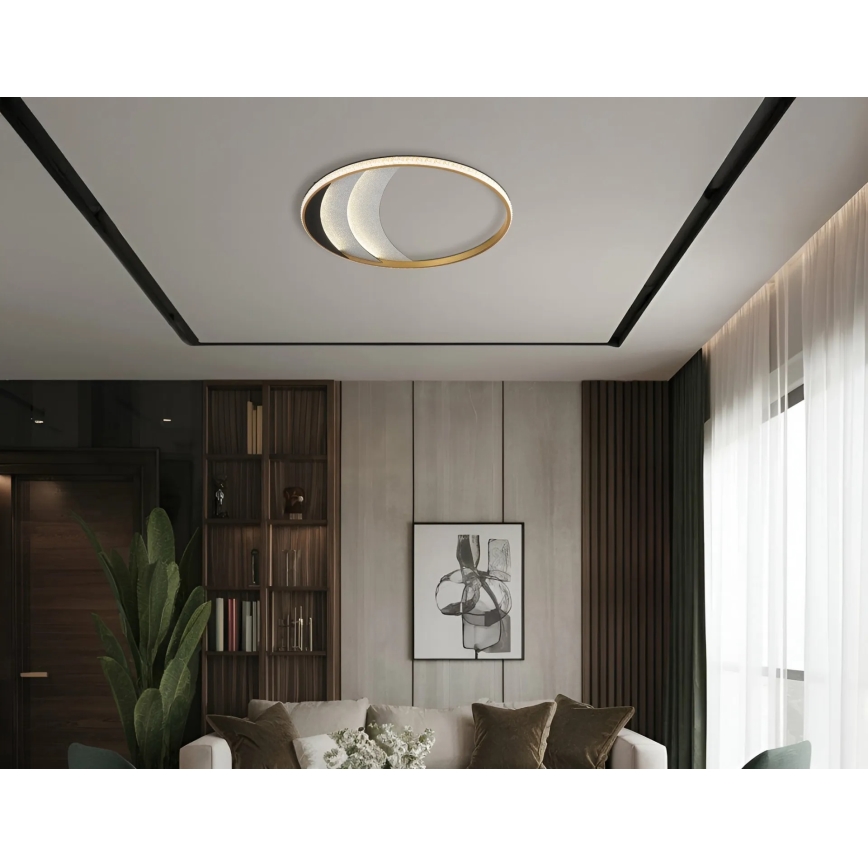 Globo - LED laelamp LED/40W/230V 3000/4000/6000K läbimõõt 52 cm kuldne