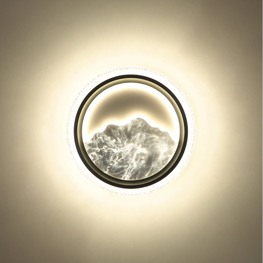 Globo - LED laelamp LED/28W/230V 3000/4200/6000K läb. 39,5 cm hõbedane
