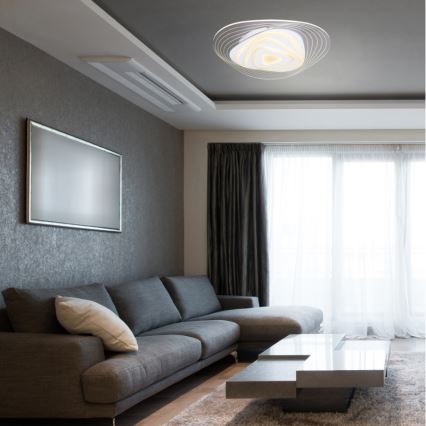 Globo - LED Hämardatav laevalgusti LED/40W/230V 3000-6500K 50,2x48,8 cm Wi-Fi Tuya + kaugjuhtimispult