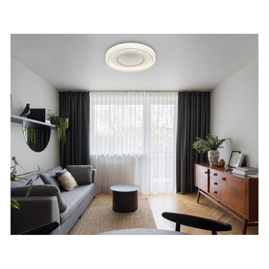 Globo - LED Hämardatav laevalgusti LED/48W/230V 2700-6000K d. 48 cm valge + kaugjuhtimispult