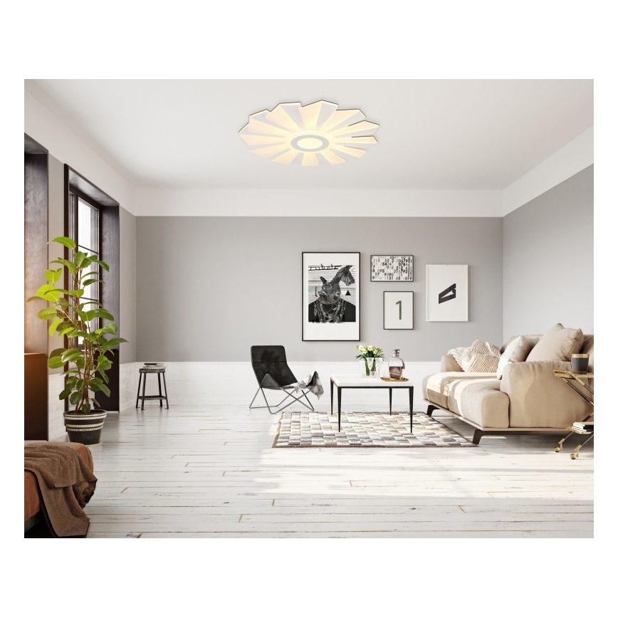 Globo - LED Hämardatav laevalgusti LED/58W/230V 2700-6000K d. 50 cm valge + kaugjuhtimispult