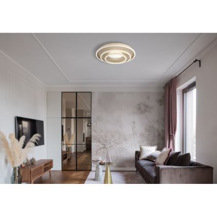 Globo - LED laelamp LED/40W/230V 3000/4000/6000K läbimõõt 51 cm beež