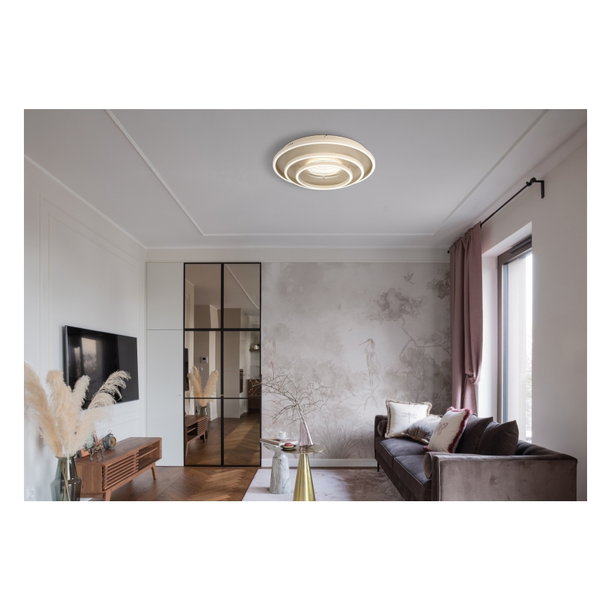 Globo - LED laelamp LED/40W/230V 3000/4000/6000K läbimõõt 51 cm beež