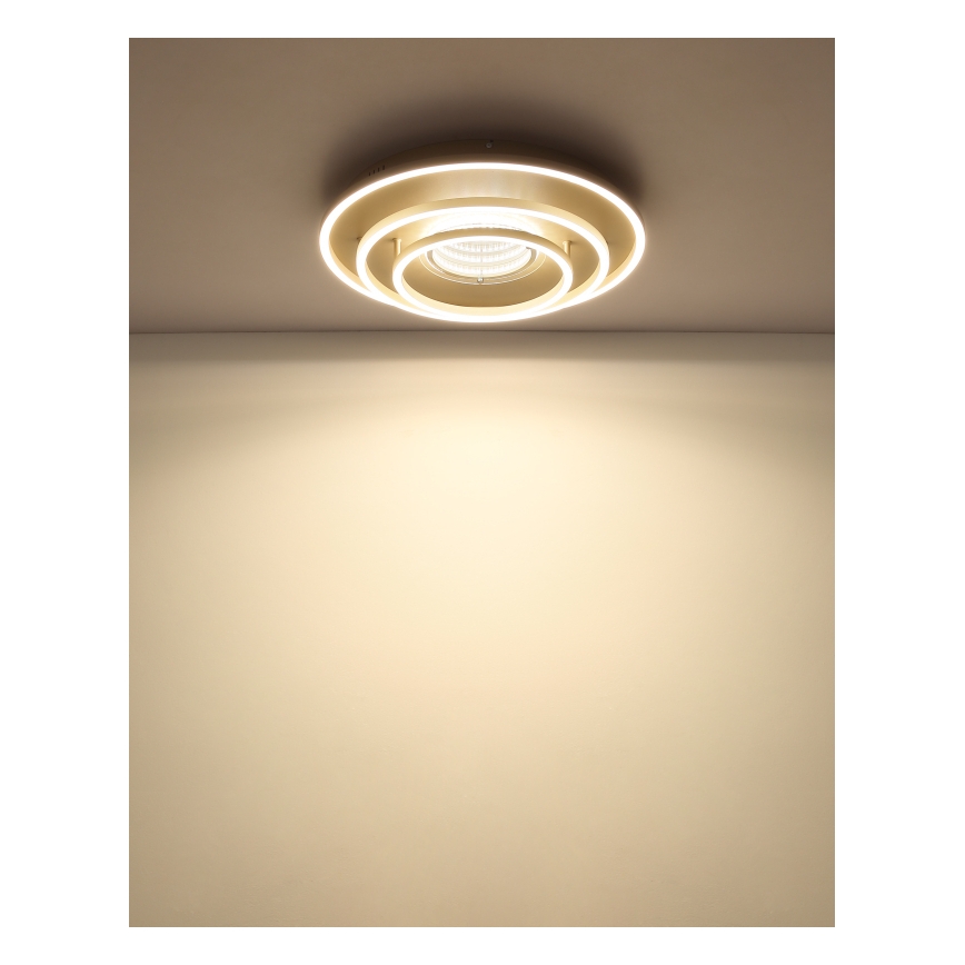 Globo - LED laelamp LED/40W/230V 3000/4000/6000K läbimõõt 51 cm beež