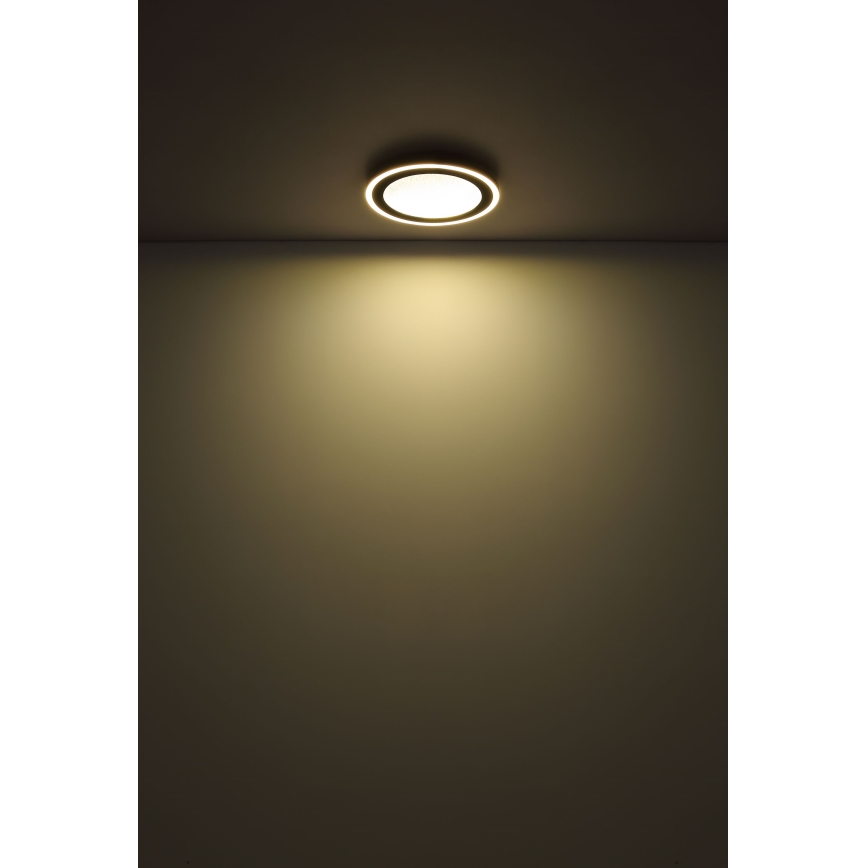 Globo - LED Laevalgusti LED/24W/230V 4000K d. 34 cm must