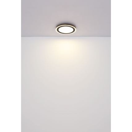 Globo - LED Laevalgusti LED/24W/230V 4000K d. 34 cm must