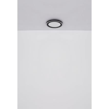 Globo - LED Laevalgusti LED/24W/230V 4000K d. 34 cm must