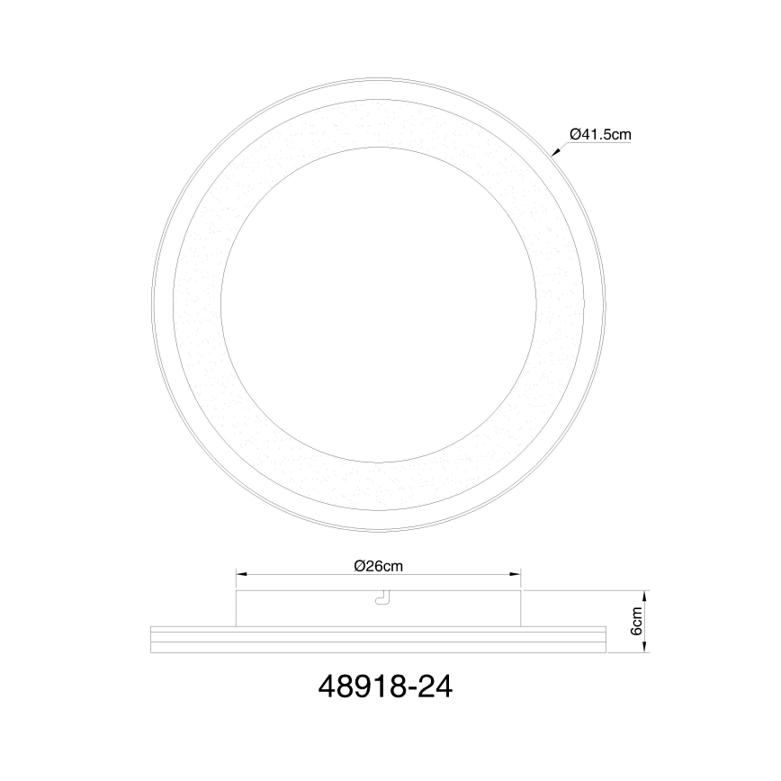 Globo - LED Hämardatav laevalgusti LED/24W/230V 2700-6000K + kaugjuhtimispult