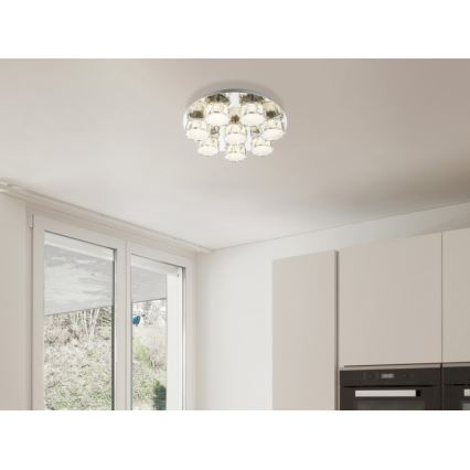 Globo - LED Hämardatav laevalgusti LED/64W/230V 4000K d. 50 cm