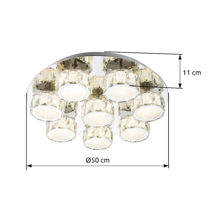 Globo - LED Hämardatav laevalgusti LED/64W/230V 4000K d. 50 cm