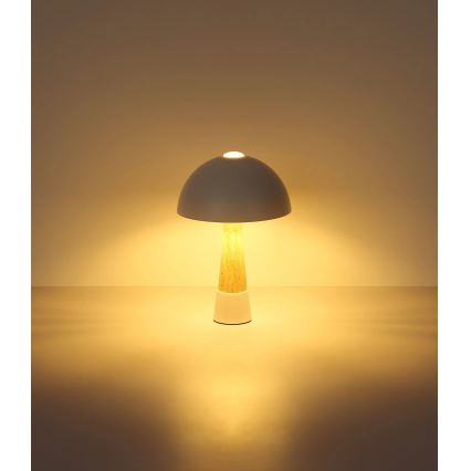 Globo - laualamp 1xE27ILLU/40W/230V kreemjas