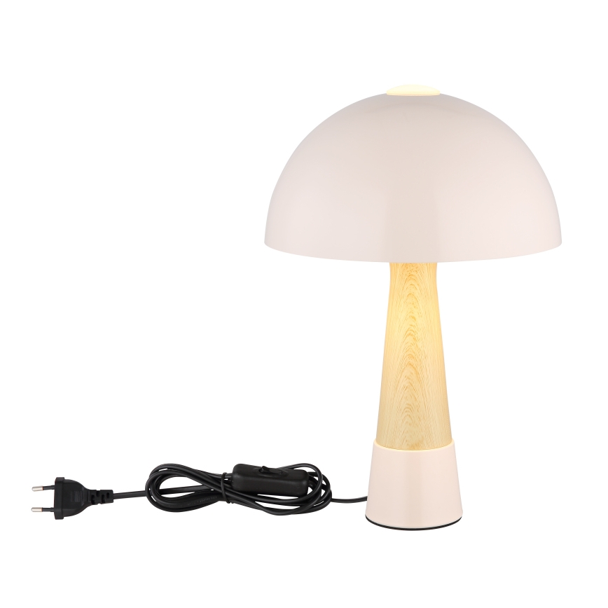 Globo - Laualamp 1xE27ILLU/40W/230V beež