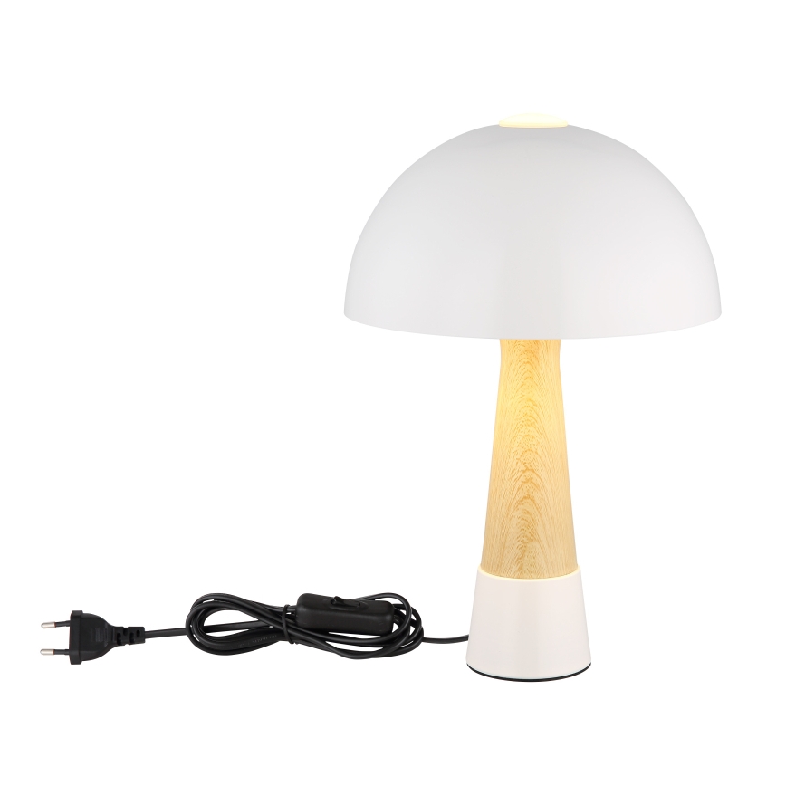 Globo - Laualamp 1xE27ILLU/40W/230V valge