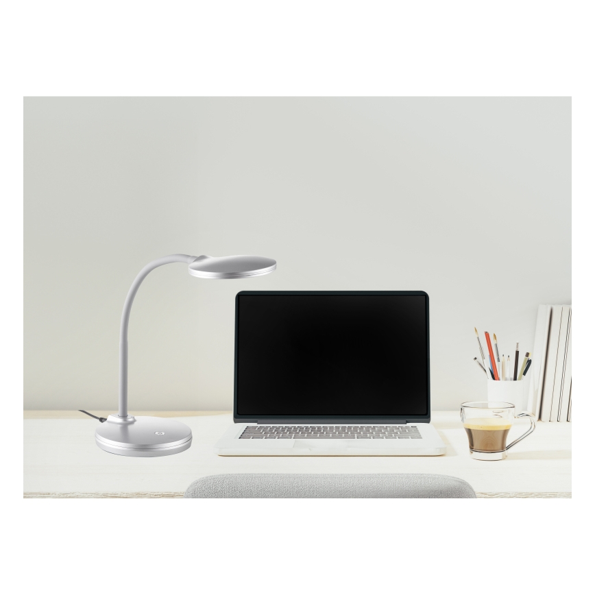 Globo - LED Hämardatav puutetundlik laualamp LED/4W/230V hõbedane
