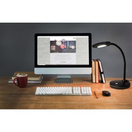 Globo - LED Hämardatav puutetundlik laualamp LED/4,6W/230V must