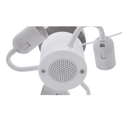 Globo 54004DL - Laevalgusti kõlariga THERESA 3xE27/40W/230V