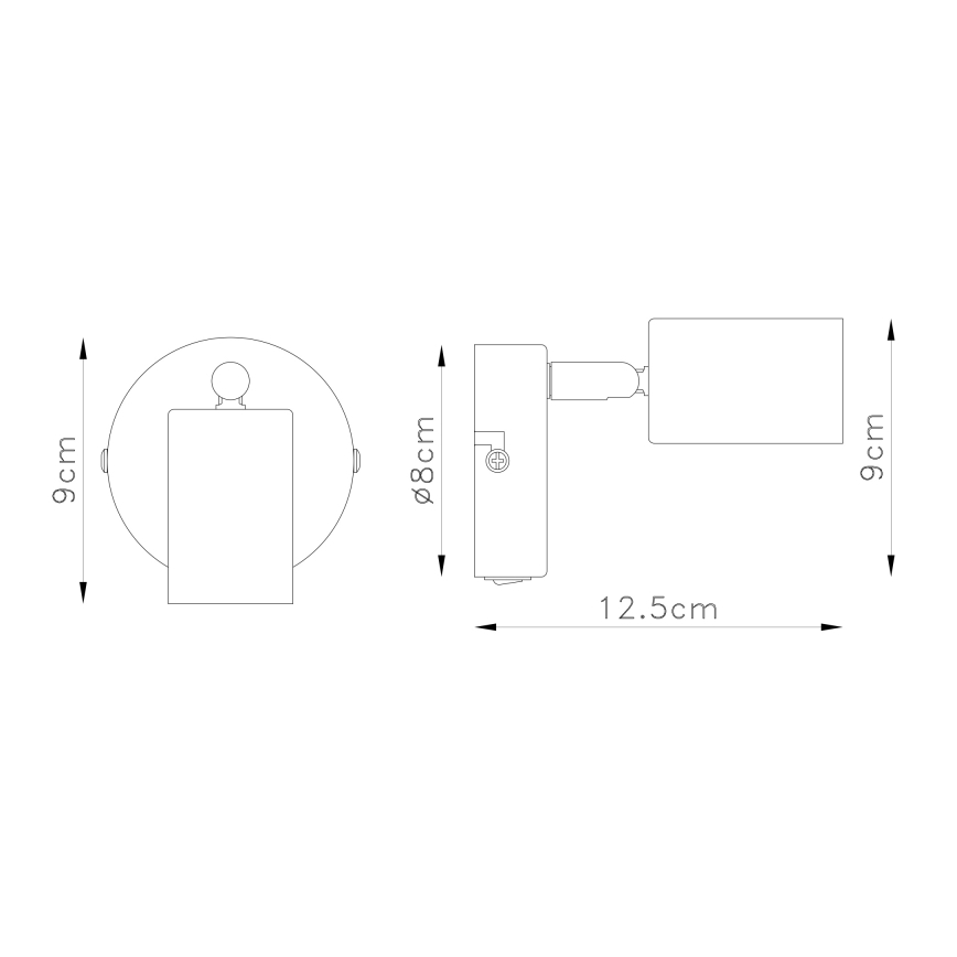 Globo - Kohtvalgusti seinale 1xE27/60W/230V