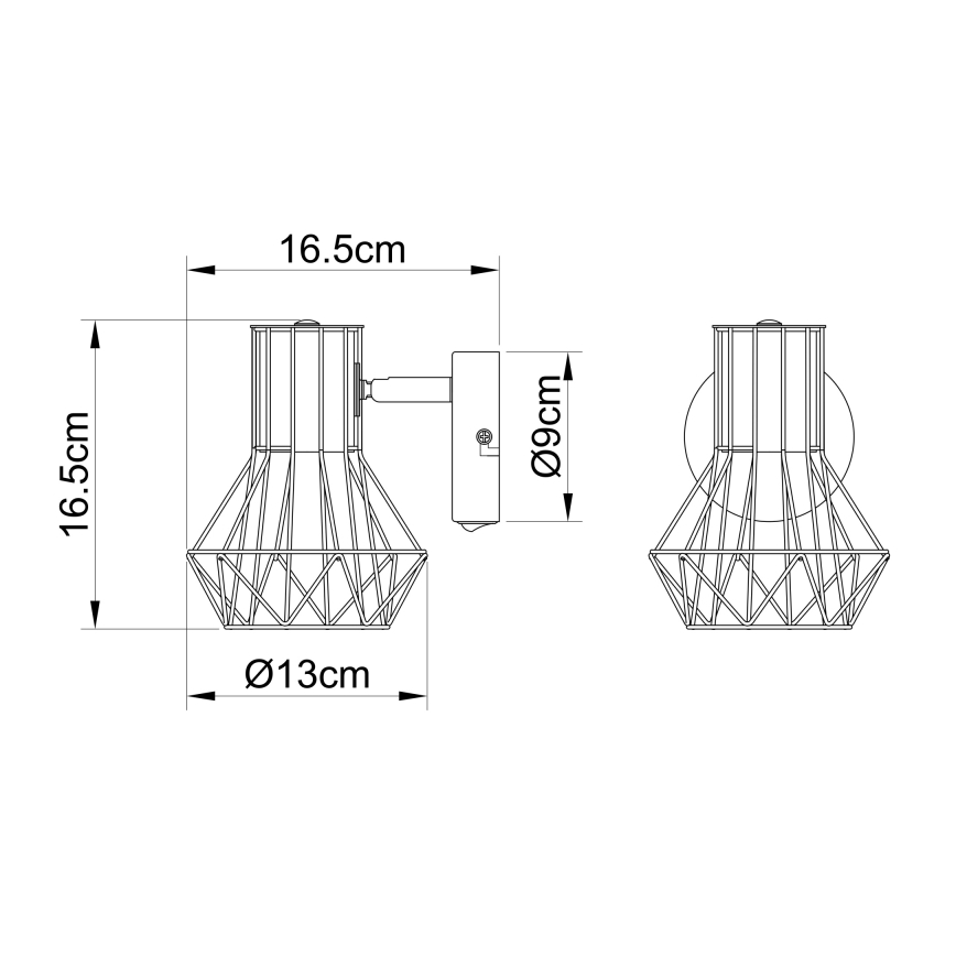 Globo - Kohtvalgusti seinale 1xE27/40W/230V
