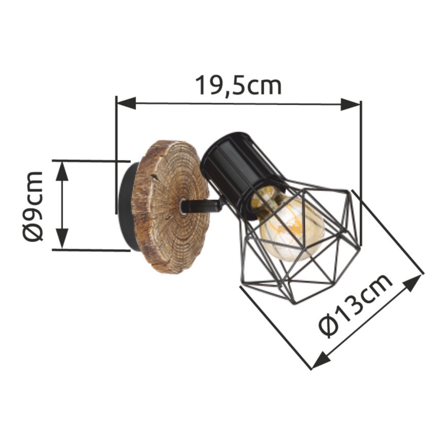 Globo - Kohtvalgusti seinale 1xE27/60W/230V