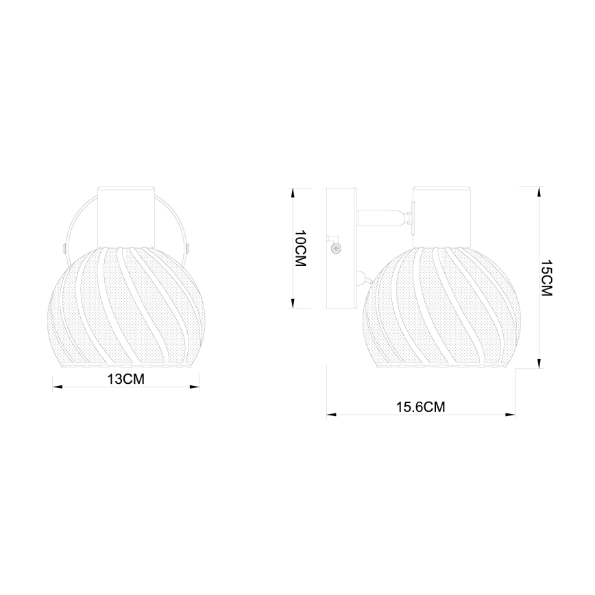 Globo - Kohtvalgusti seinale 1xE27/40W/230V