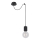 Globo 54030-1HLU - Kaabliga ripatslamp HERMINE 1xE27/60W/230V