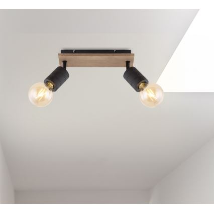 Globo - Kohtvalgusti 2xE27/60W/230V pappel