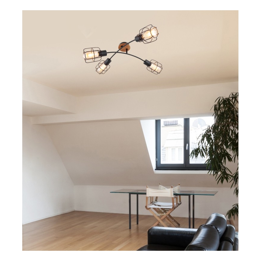 Globo - lakke kinnitatav lühter 4xE27/40W/230V