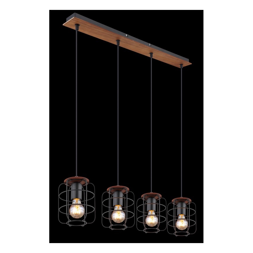 Globo - rippvalgusti kaabliga 4xE27/40W/230V