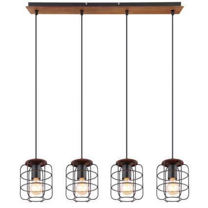 Globo - rippvalgusti kaabliga 4xE27/40W/230V