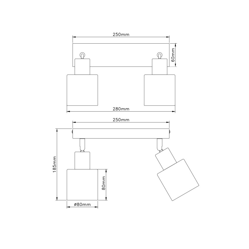 Globo - Suunavalgusti 2xE14/25W/230V
