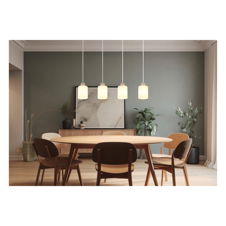 Globo - Lühter kaablil 4xE27/40W/230V