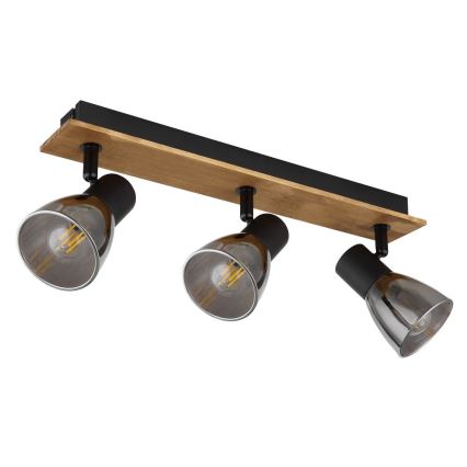 Globo - Kohtvalgusti 3xE14/40W/230V must/puit