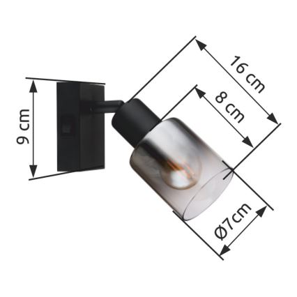 Globo - Kohtvalgusti seinale 1xE14/40W/230V