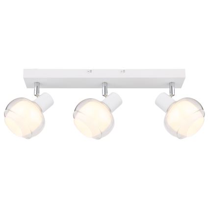 Globo - Suunatav valgusti 3xE14/40W/230V valge