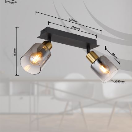 Globo - Kohtvalgusti 2xE14/25W/230V