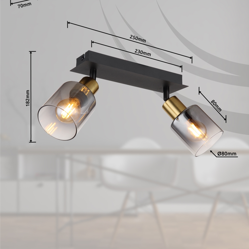 Globo - Kohtvalgusti 2xE14/25W/230V