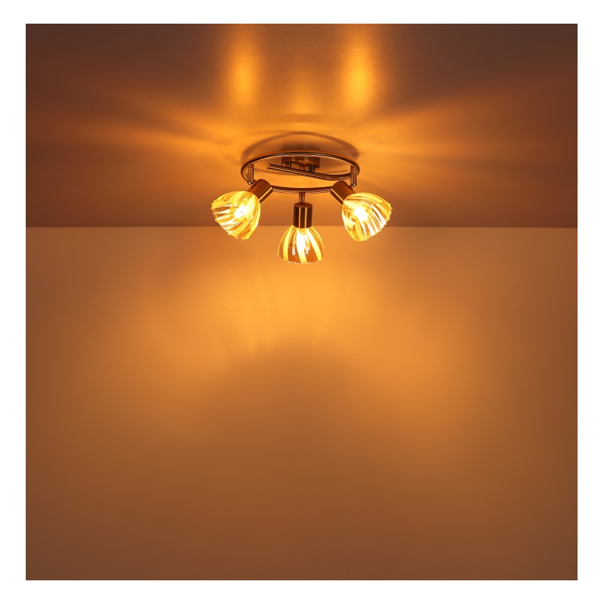 Globo - Kohtvalgusti 3xE14/40W/230V kuldne