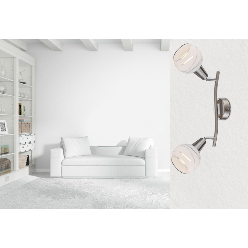 Globo - LED Kohtvalgusti 2xE14/4W/230V