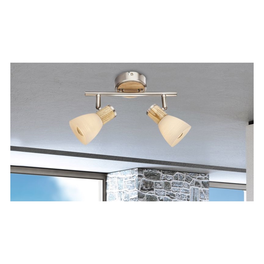 Globo - Kohtvalgusti 2xE14/40W/230V saar