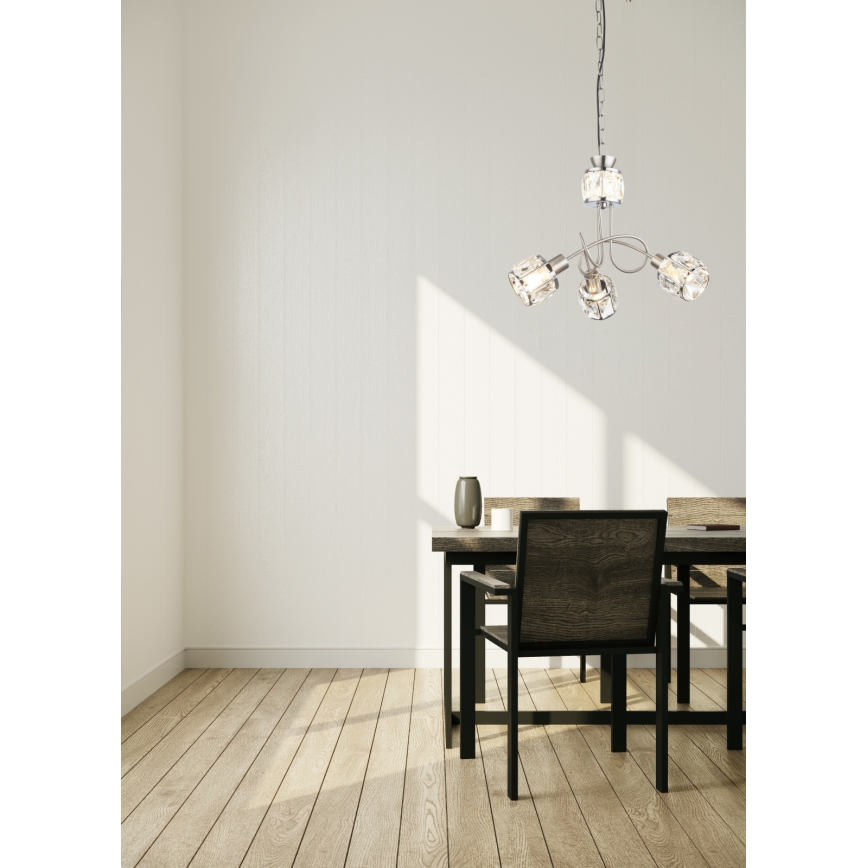 Globo - LED Lühter 3xE14/40W/230V + LED/5W