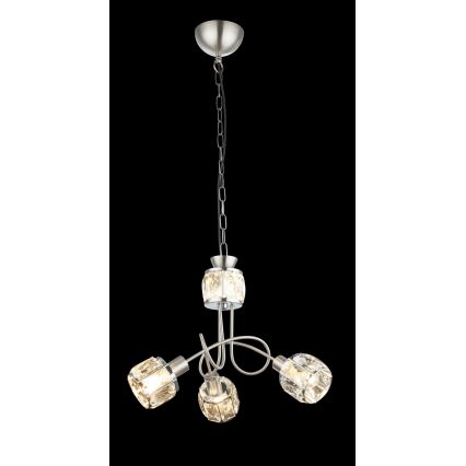 Globo - LED Lühter 3xE14/40W/230V + LED/5W