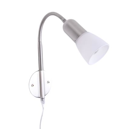 Globo - Paindlik väike lamp 1xE14/40W/230V matt kroom