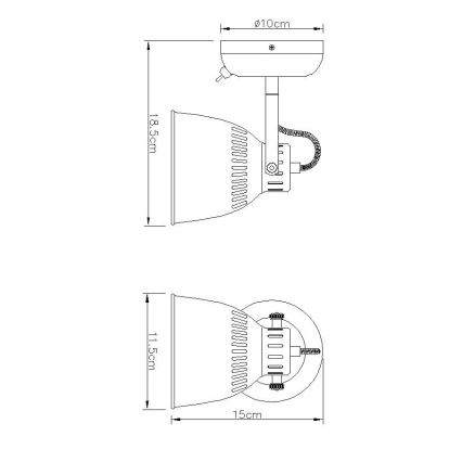 Globo - Kohtvalgusti seinale 1xE14/40W/230V