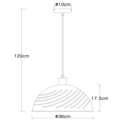 Globo - Lühter 1xE27/60W/230V