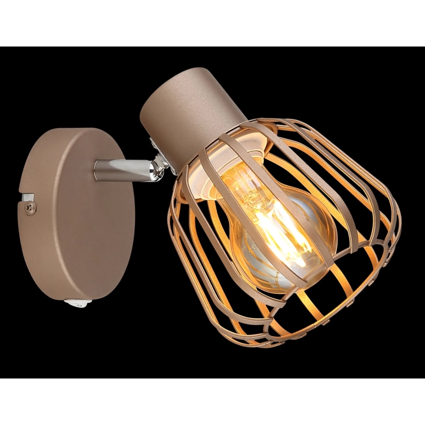 Globo - Seinale paigaldatav suunavalgusti 1xE27/40W/230V
